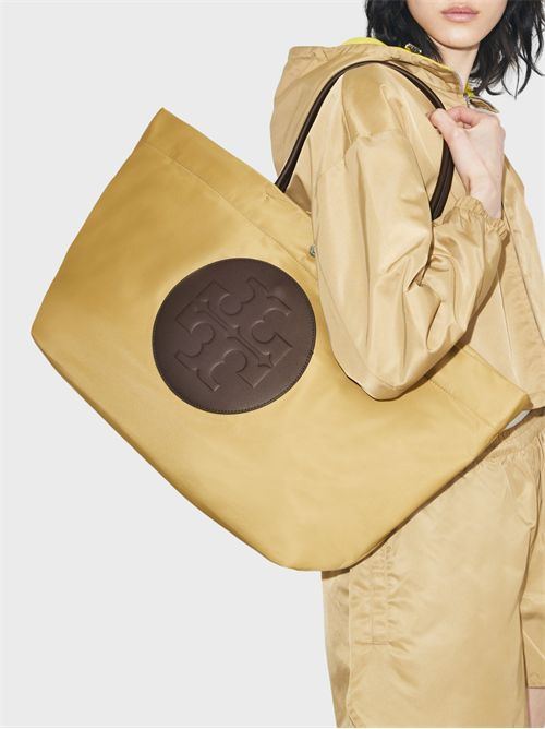 Large Ella Twist reversible shopping bag in recycled nylon TORY BURCH | 181463250