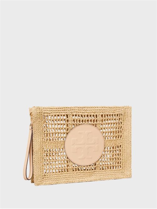 Ella crochet raffia pouch TORY BURCH | 183254254