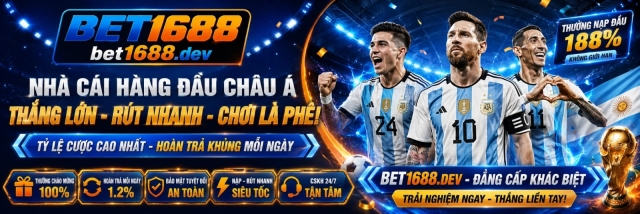 BET168 – Nhà Cái Cá Cược Bóng Đá Uy Tín, Tỷ Lệ Kèo Cập Nhật Nhanh 2026