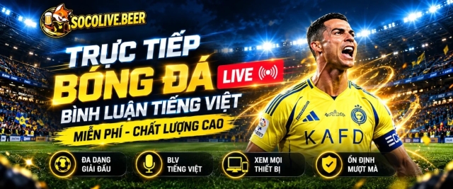 Socolive TV - Xem Bóng Đá Trực Tuyến Không QC, Miễn Phí