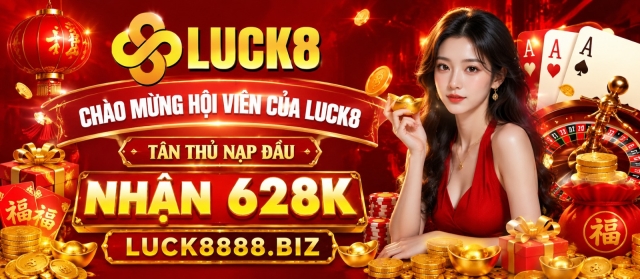 LUCK8 - TÂN THỦ NẠP ĐẦU - NHẬN 628K
