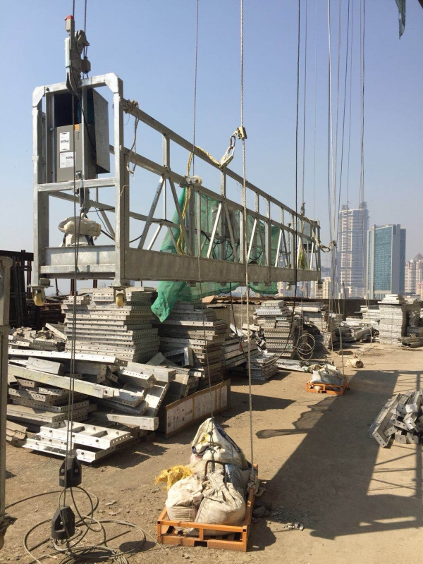 Suspended Wire Rope Platform
