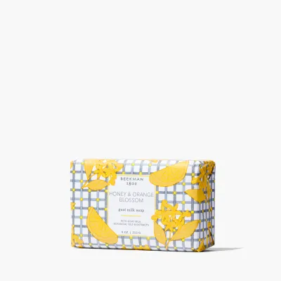 Beekman Goat Milk Honey &amp; Orange Blossom Soap 9oz