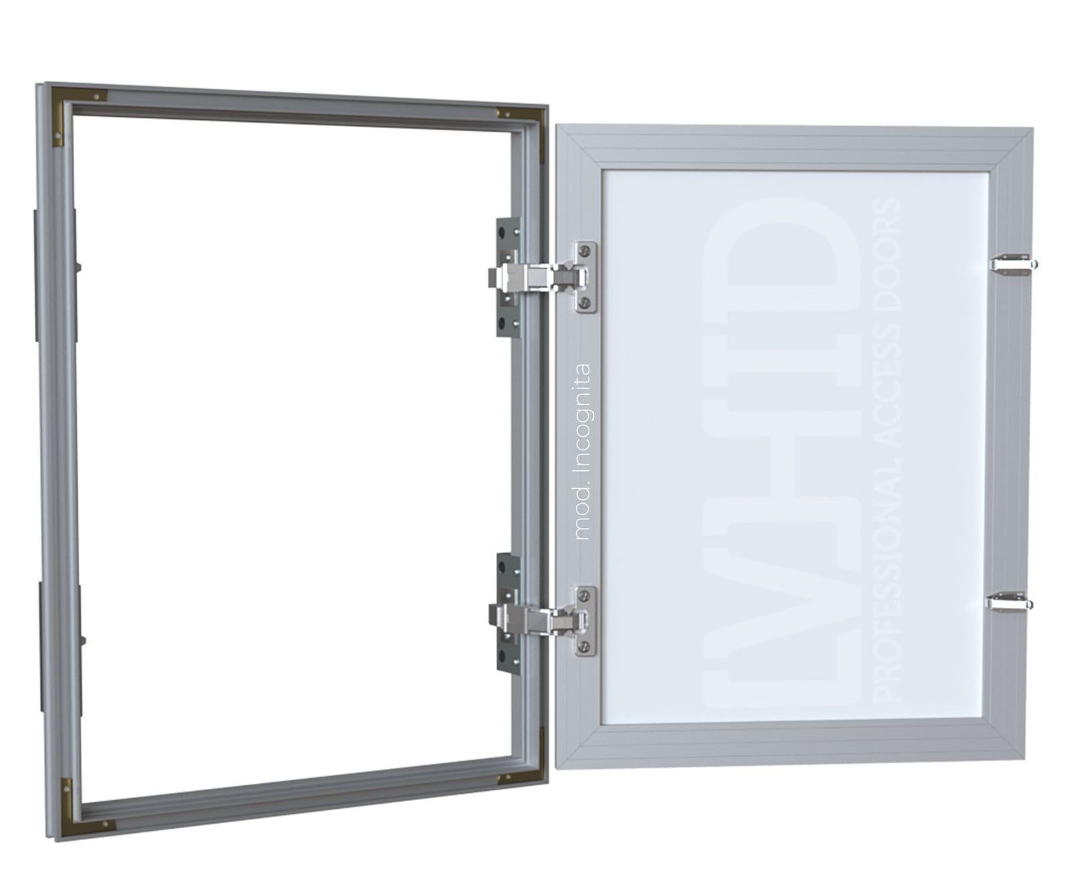 Incognita® aluminum access door for painting, very large sizes