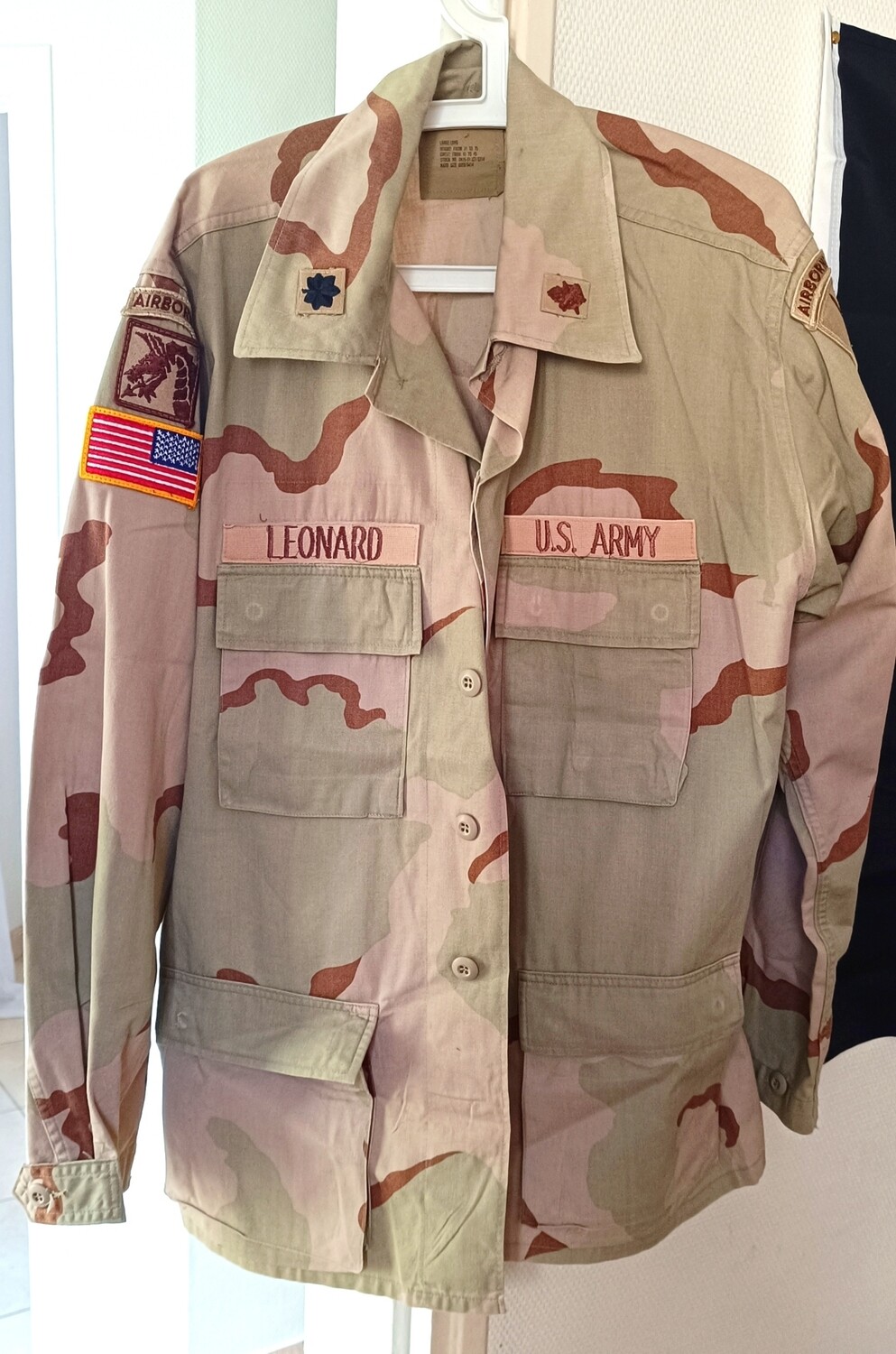 VESTE MILITAIRE AIRBORNE AUTHENTIQUE