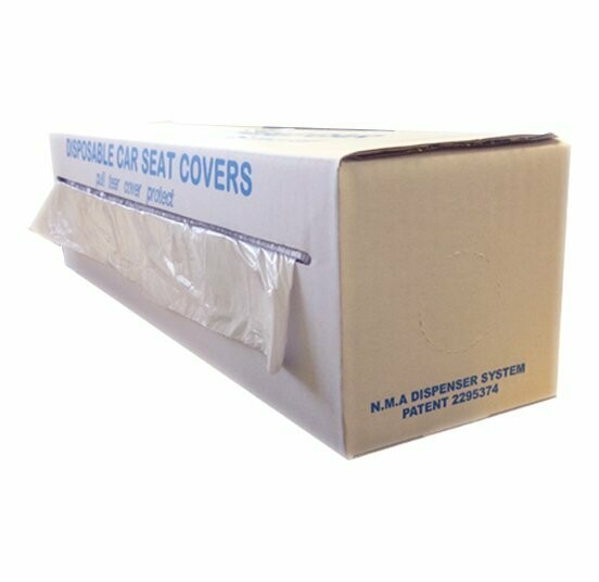 Recyclable Polythene Disposable Car Seat Covers (economy) 100