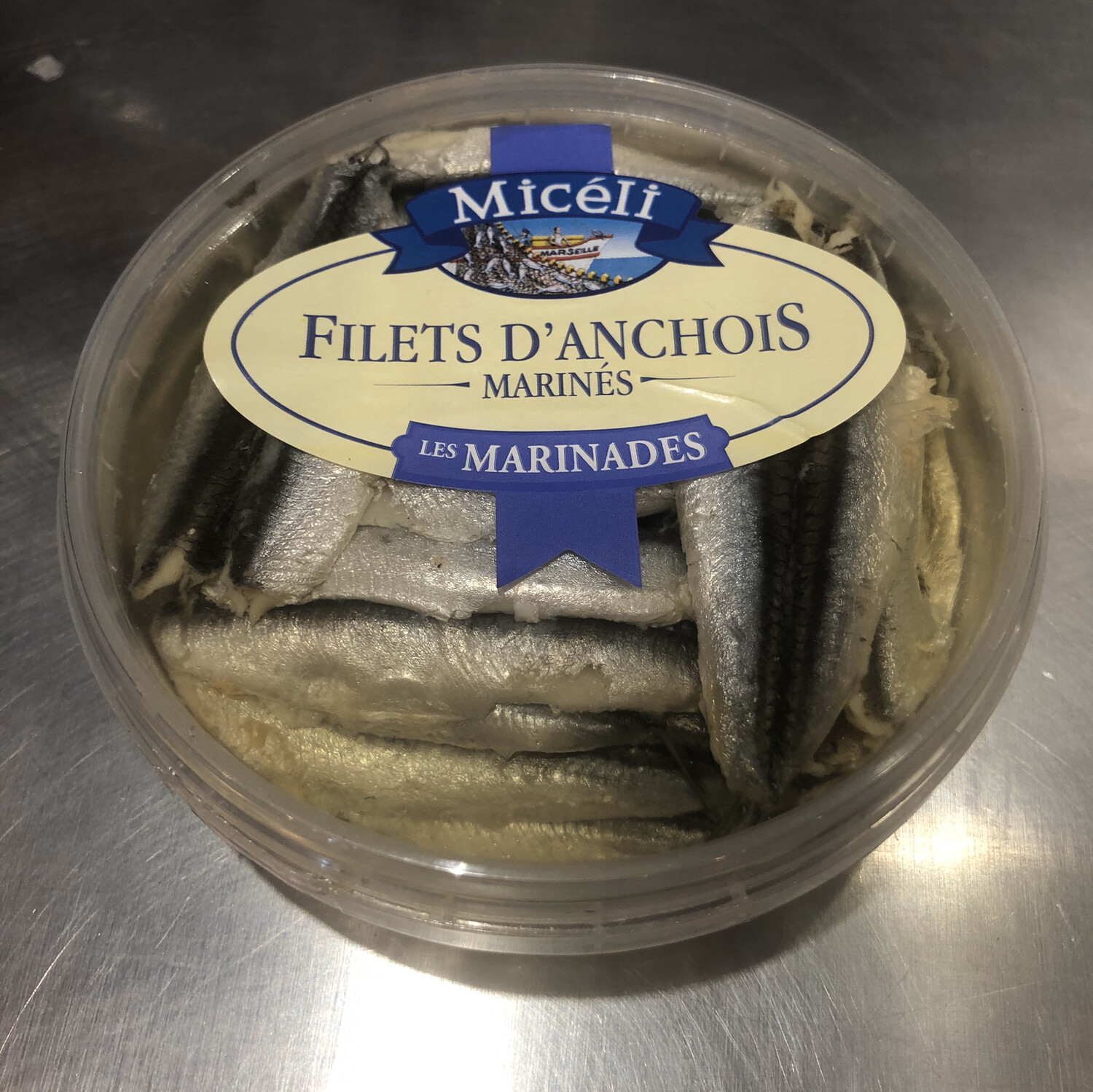 Anchovies in Oil Natural (200g pot)