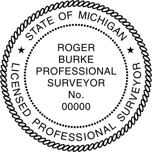 Michigan - Land Surveyor - Professional Engineer Seals and Stamps