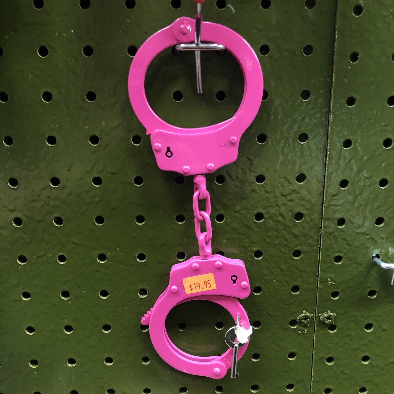 PINK LOCKING HANDCUFFS
