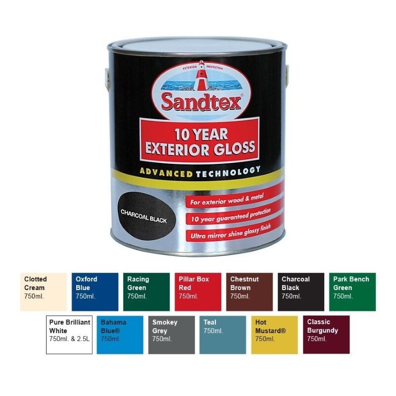 Sandtex 10 Year Gloss 750ml Sandtex 10 Year Gloss 750ml