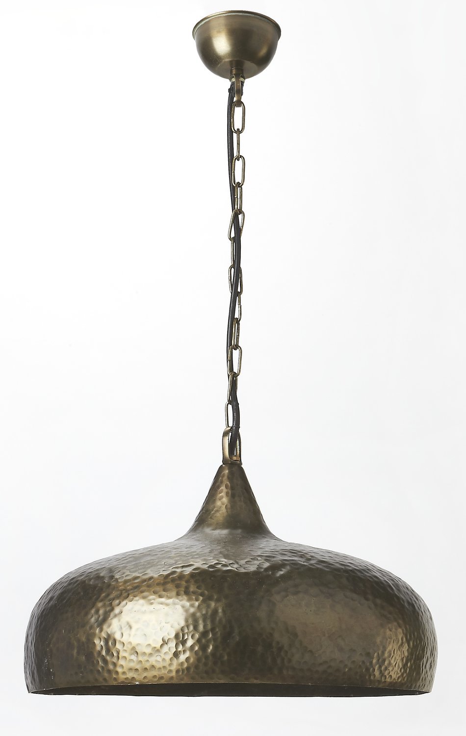 Hammered Antique Gold Brass Finish Pendant Light Free Shipping!