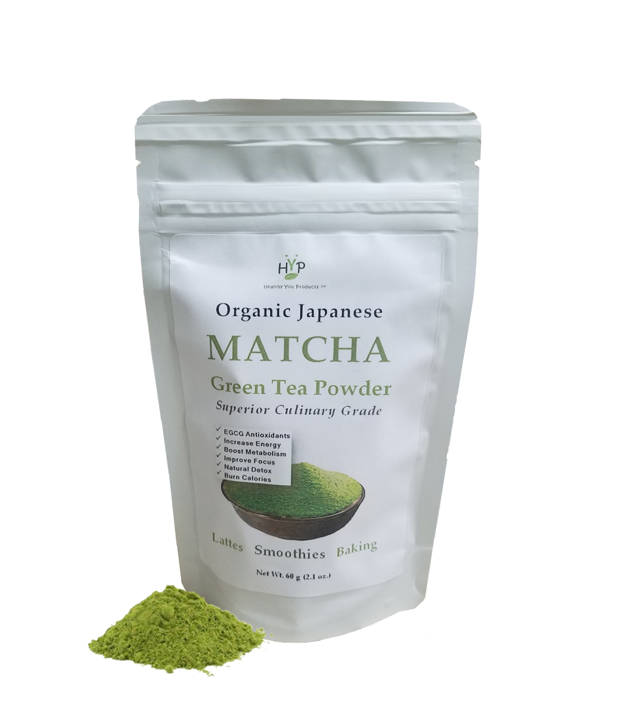 MATCHA GREEN TEA POWDER Organic Japanese Exceptional Quality 60