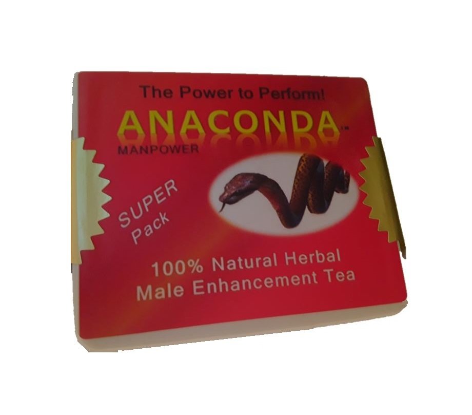 MALE HERBAL ENHANCEMENT Anaconda Manpower Herbal Supplement Tea