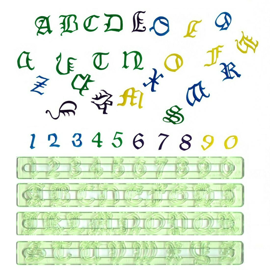 FMM Old English Alphabet + Number UC