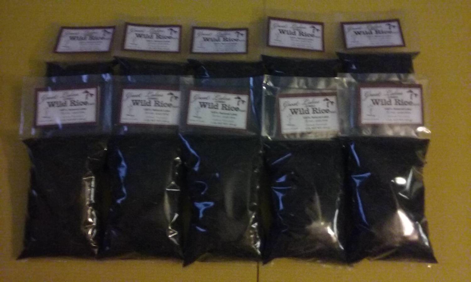 Canadian Jumbo 100 Natural Lake Wild Rice 201 Lbs Bags