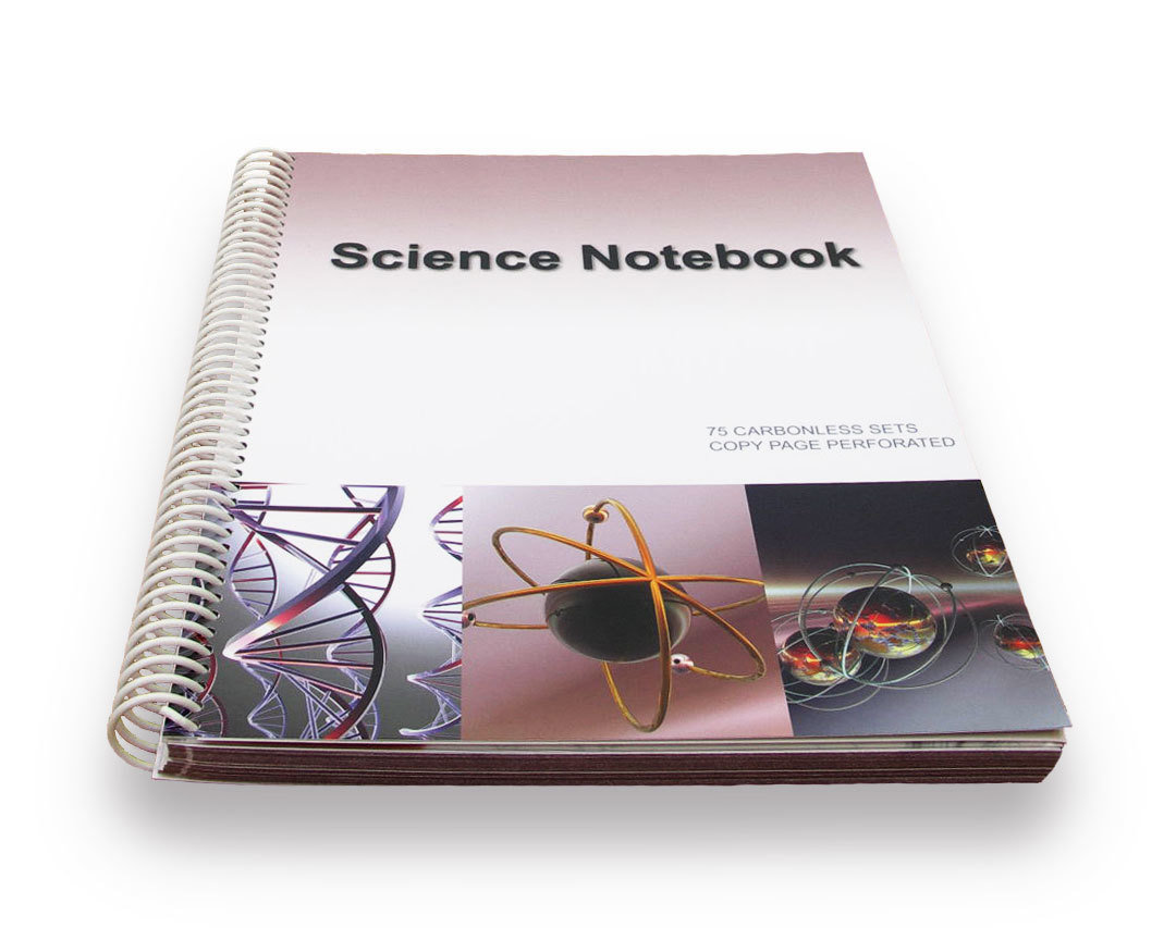Science Lab Notebook 75 Pages Spiral Bound (Copy Page Perforated)