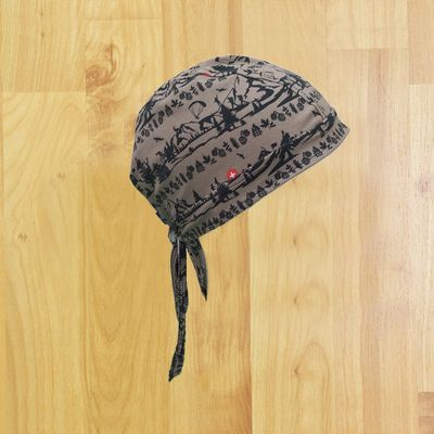 Kopf Bandana mit Scherenschnitt Motiv
