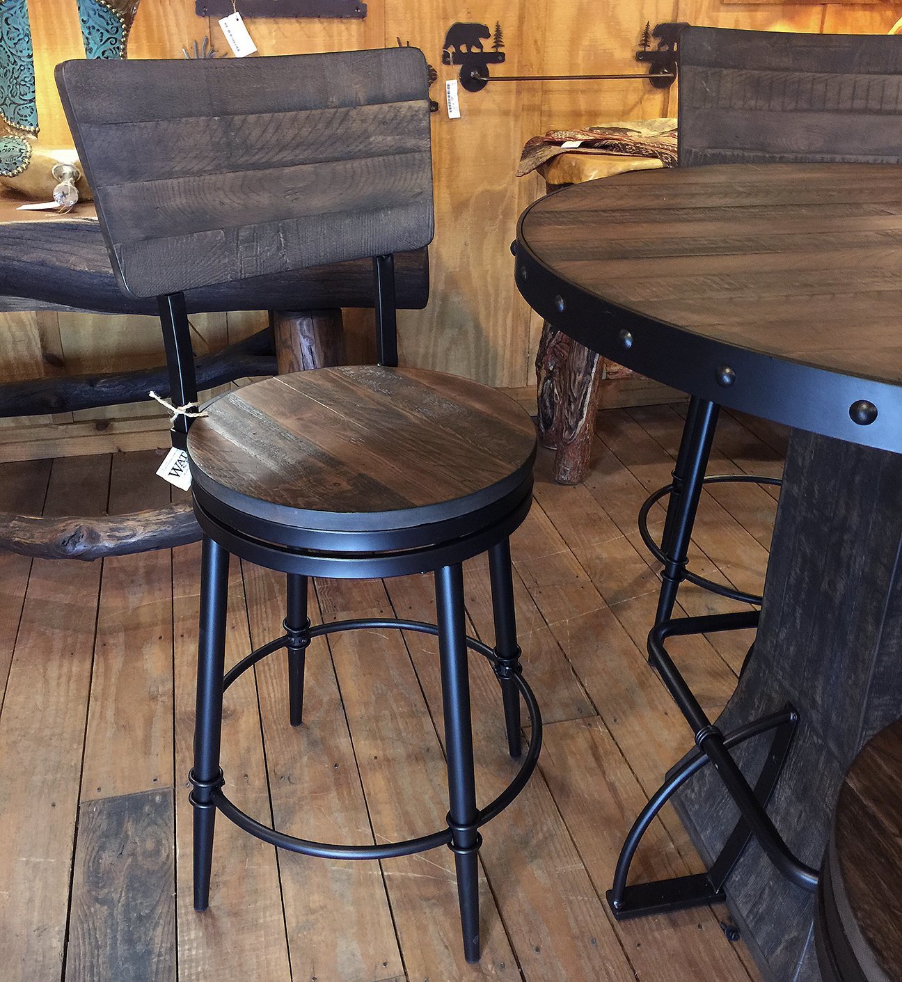 Jennings Swivel Stool Counter Height