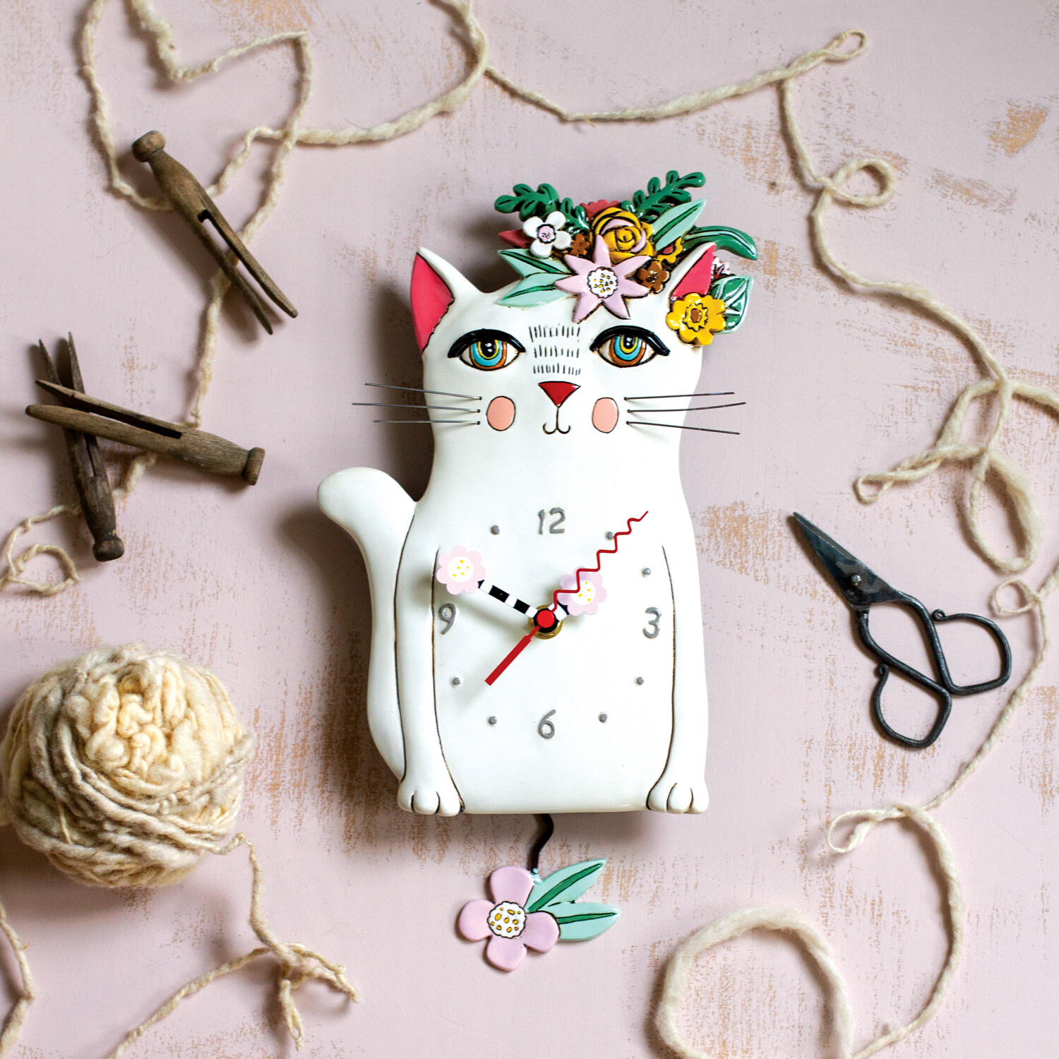 Pretty Kitty Clock