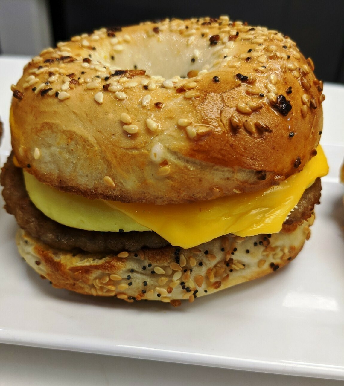 Everything Bagel Breakfast Sandwich