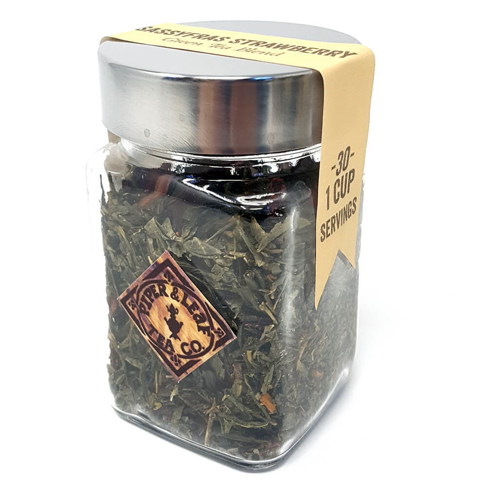 Loose Leaf Tea Jar Sassyfras Strawberry