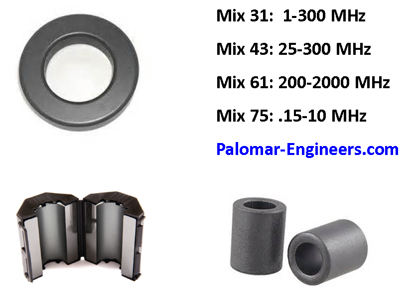 Ferrite Core Products Snap On Split Beads Palomar Engineers®