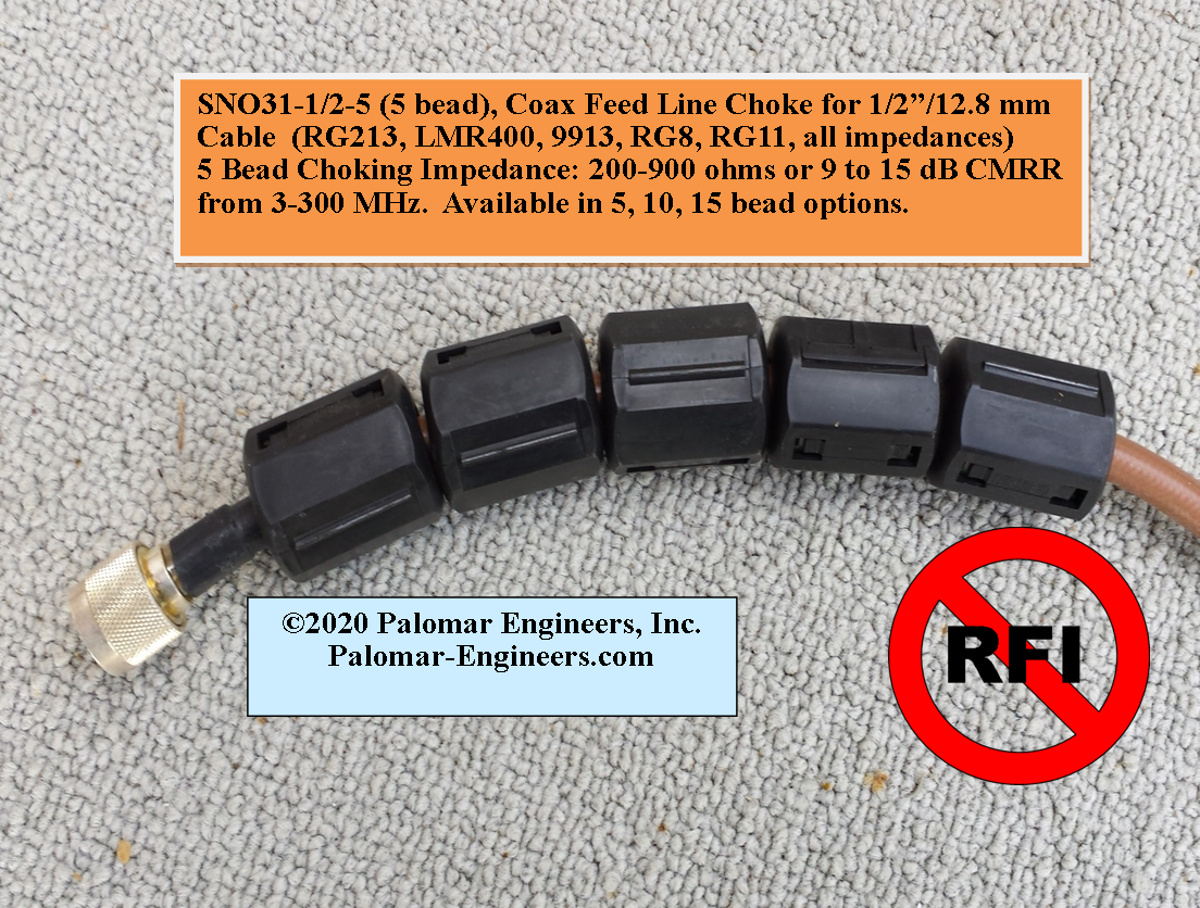 Snap On Sleeve Choke 1/2"/12.7mm cable 5/10/15 bead options, 1300