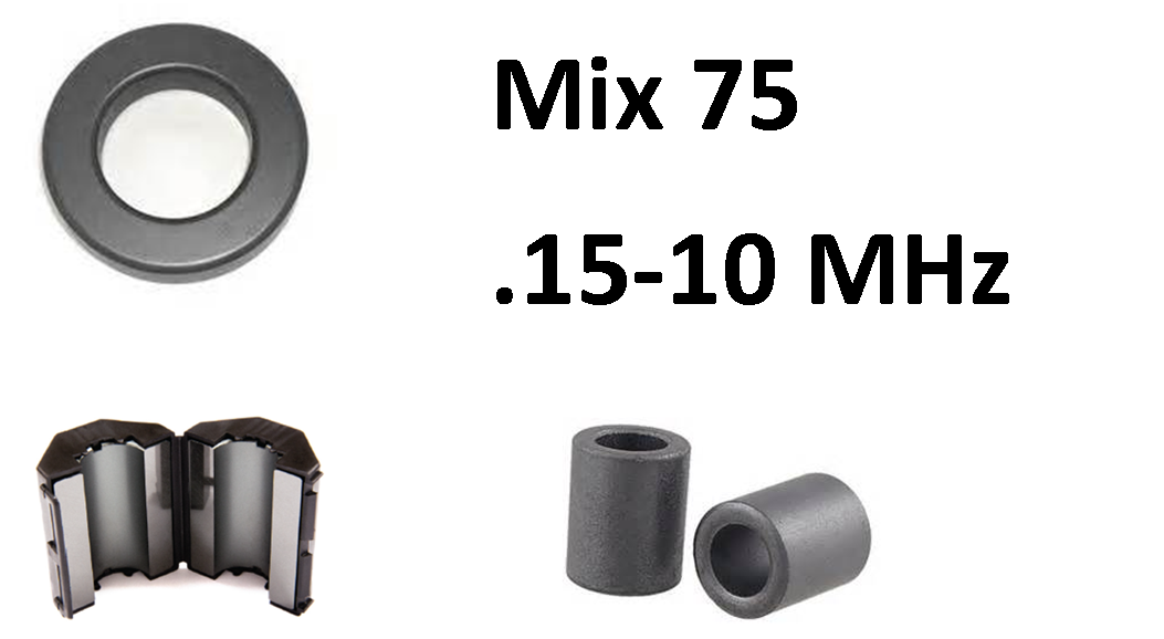 Mix 75 Ferrite Core Products Palomar Engineers®
