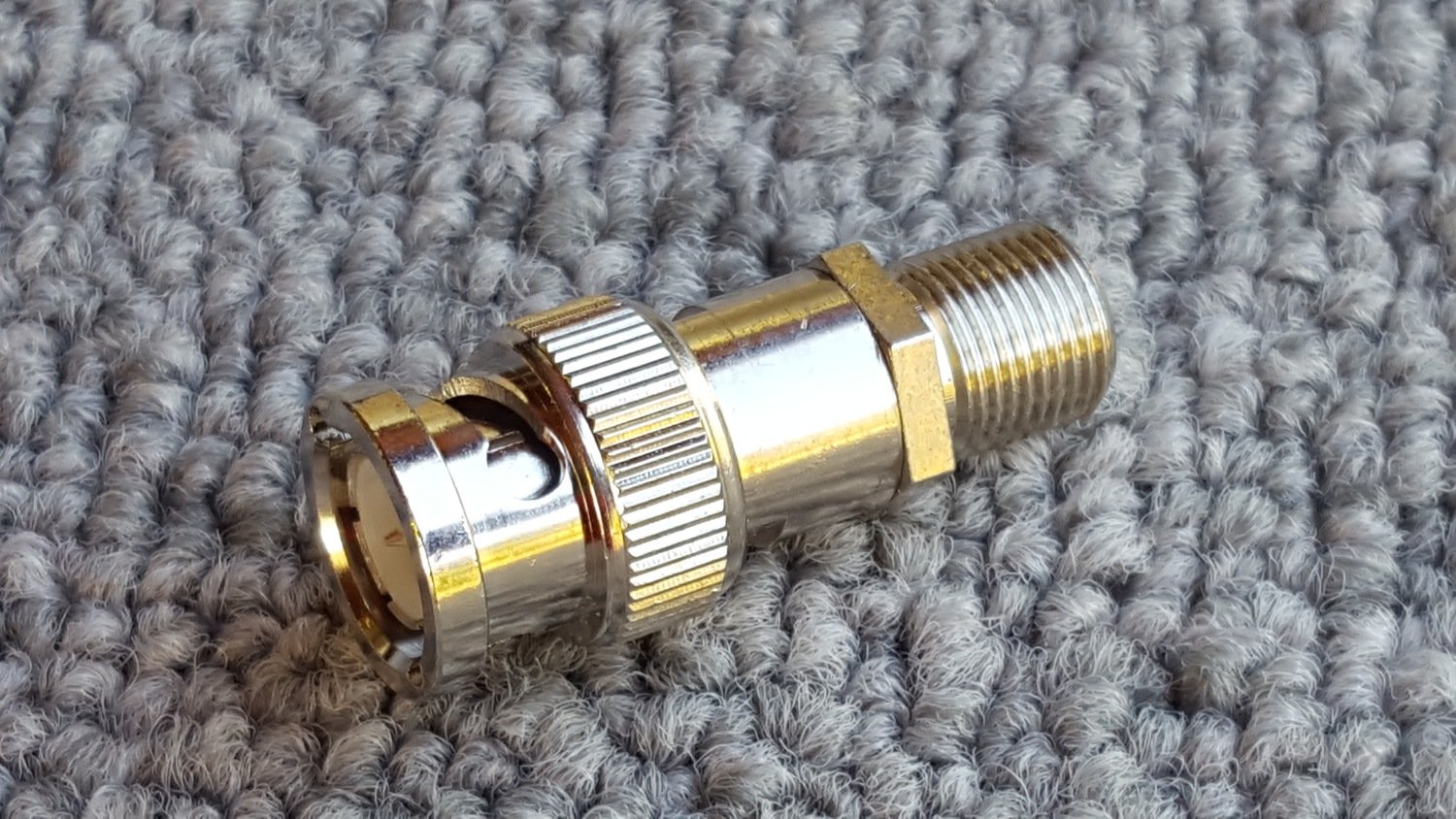 BNC Male to F Female Adapter Slip On Ferrite Beads Palomar Engineers®