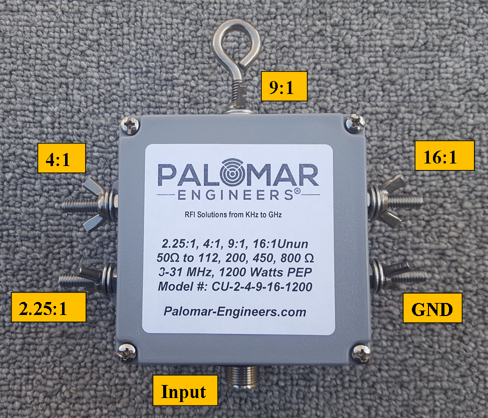 MultiRatio Transformers Ferrite Toroid/Ring Cores Palomar Engineers®