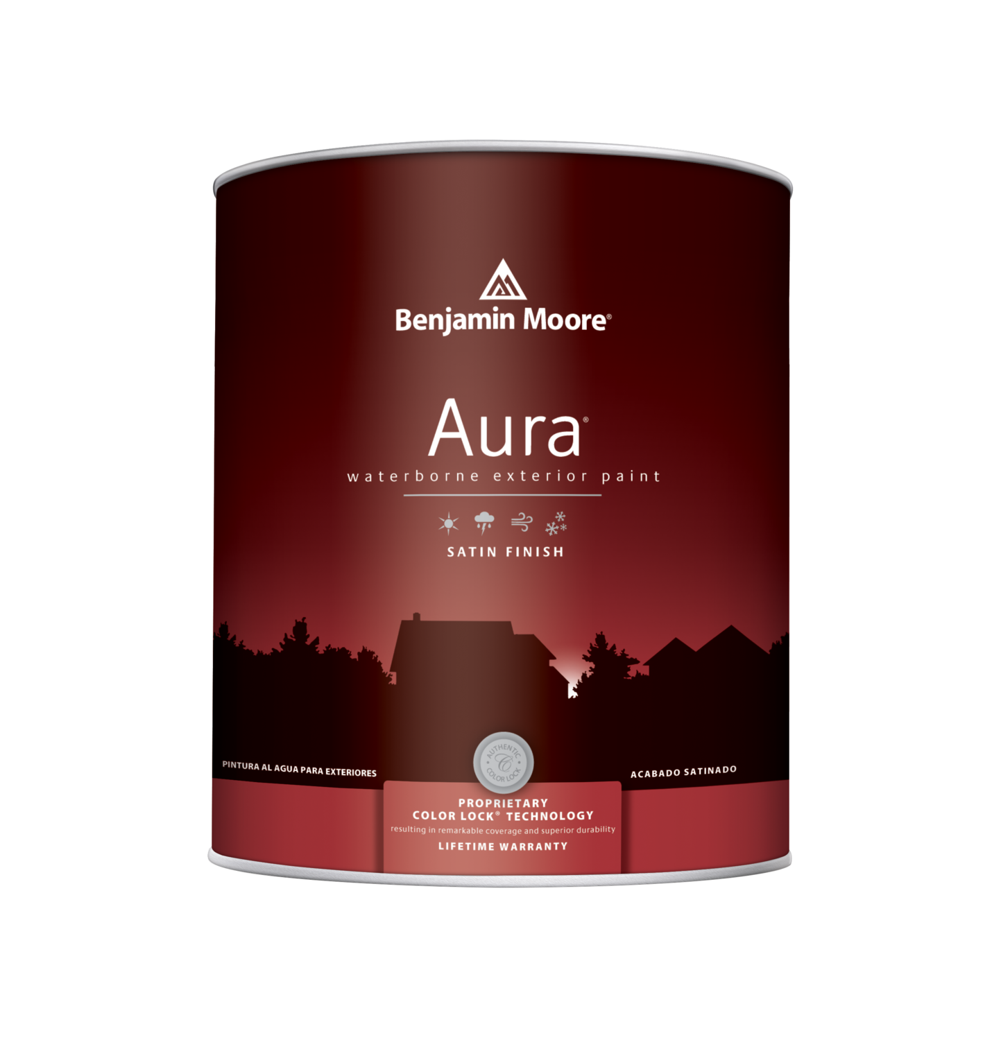 Benjamin Moore Aura Exterior Satin Finish MIXED COLOUR 0.94L