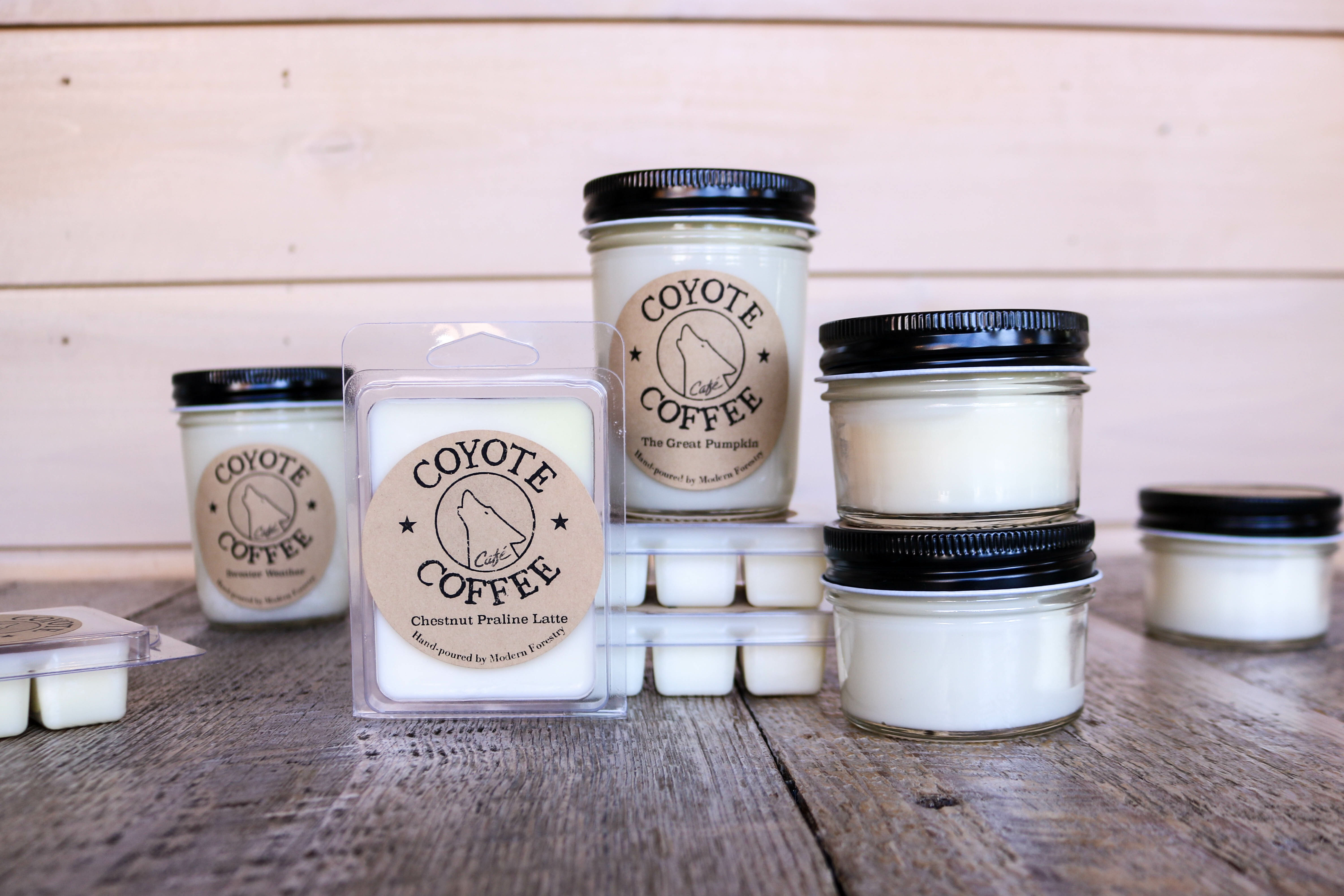 CANDLES & WAX MELTS Store Coyote Coffee Cafe