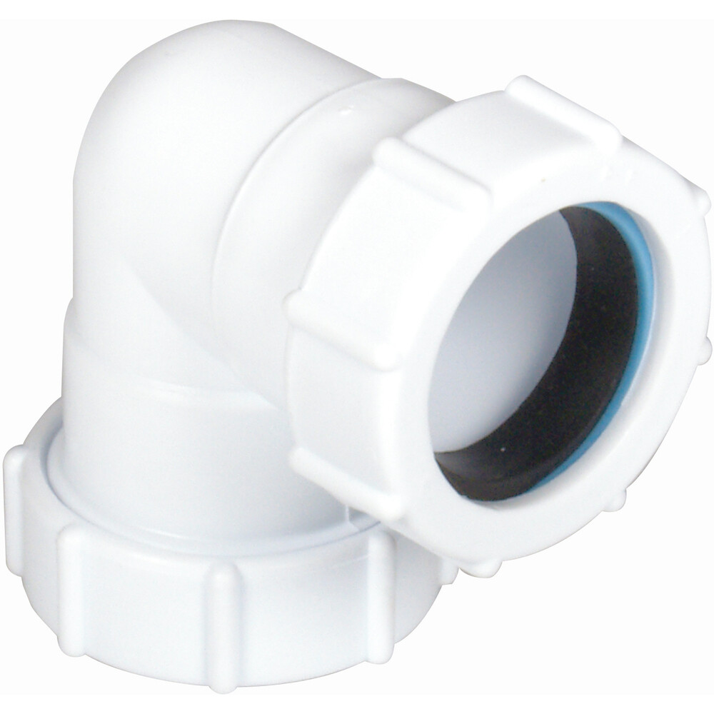 Hunter WP121 Compression Waste Elbow 90 Deg 40mm White
