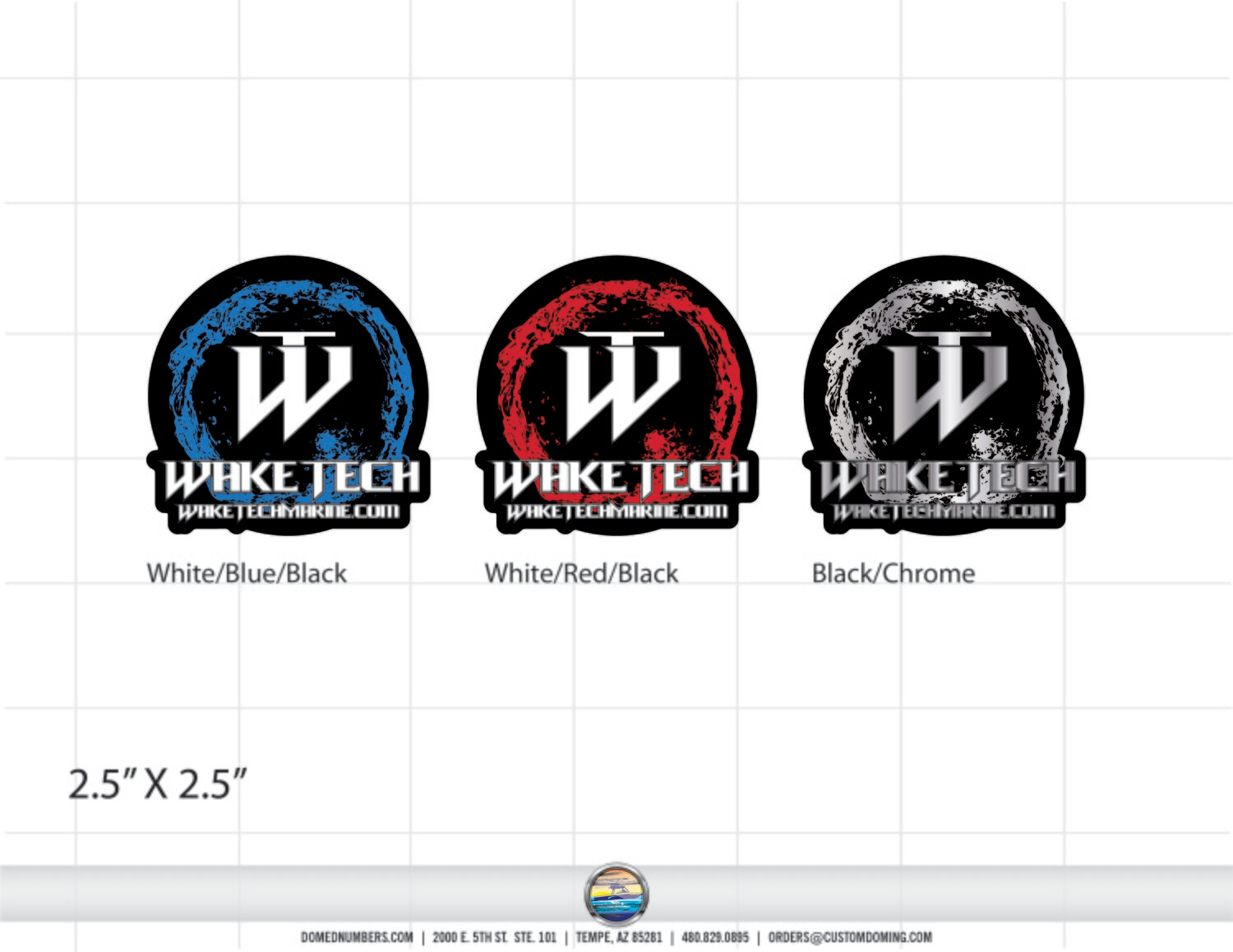Wake Tech Marine Dealer Decal