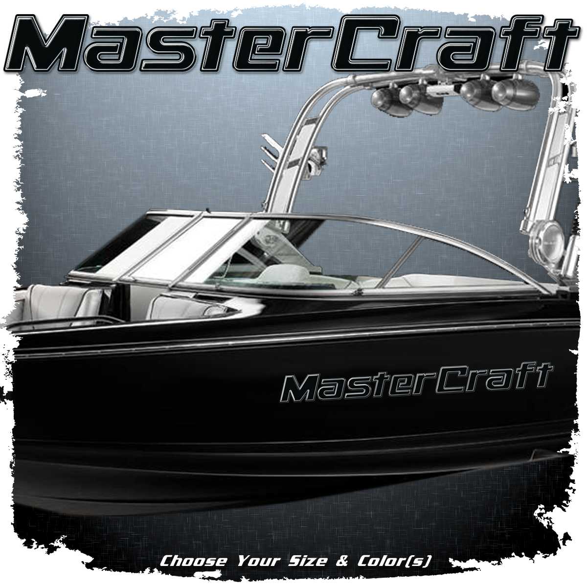 MasterCraft 20012007 Factory Matched, Triple Outline with Gradient
