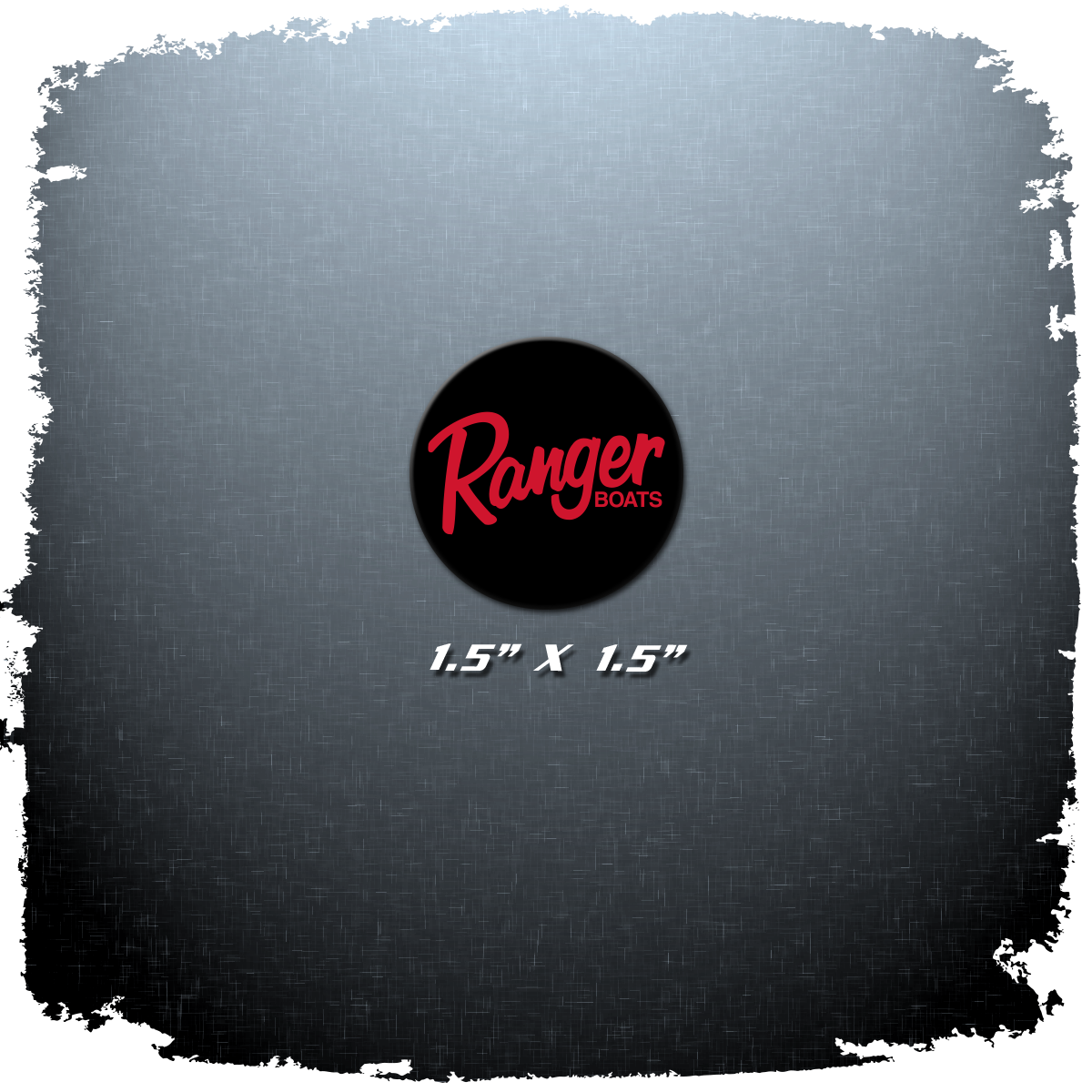Ranger Boats Domed Steering Wheel Decal