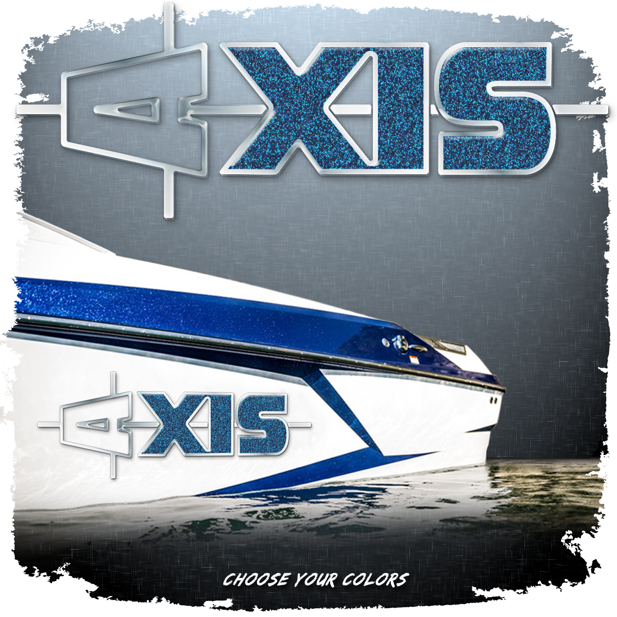 Axis Side Hull Decal Set, 201519, Choose Your Own Colors (2 included)