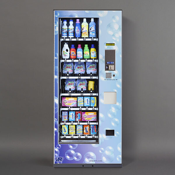 1200VCNC VendRite Vision Soap Vending Machine Online Store Gold Coin Laundry Equipment