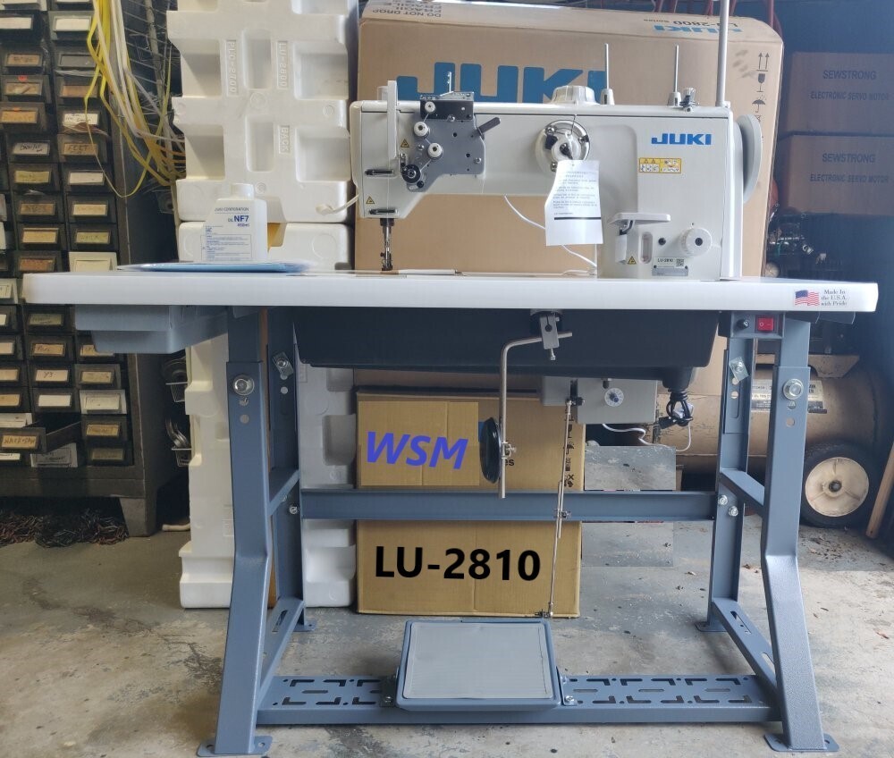 Juki LU2810 Compound Feed Walking Foot Sewing Machine with Vertical