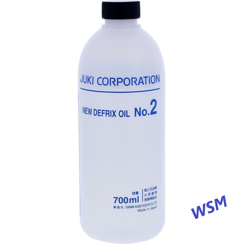 JUKI Genuine New Defrix Oil No.2 Sewing Machine Oil 700ml Bottle. Free Shipping
