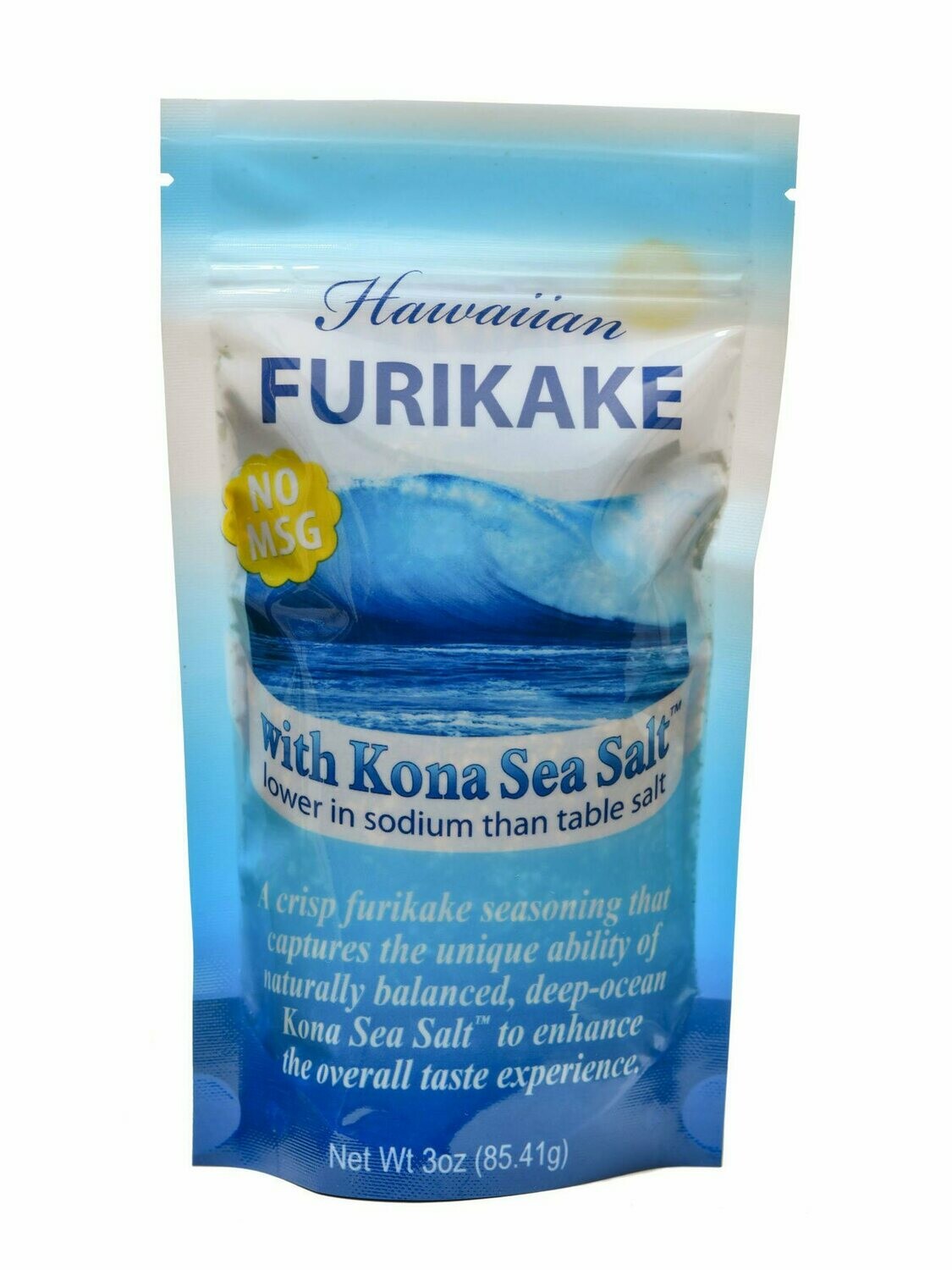 Kona Sea Salt FURIKAKE HAWAIIAN SEA SALT (3 oz. pouch)