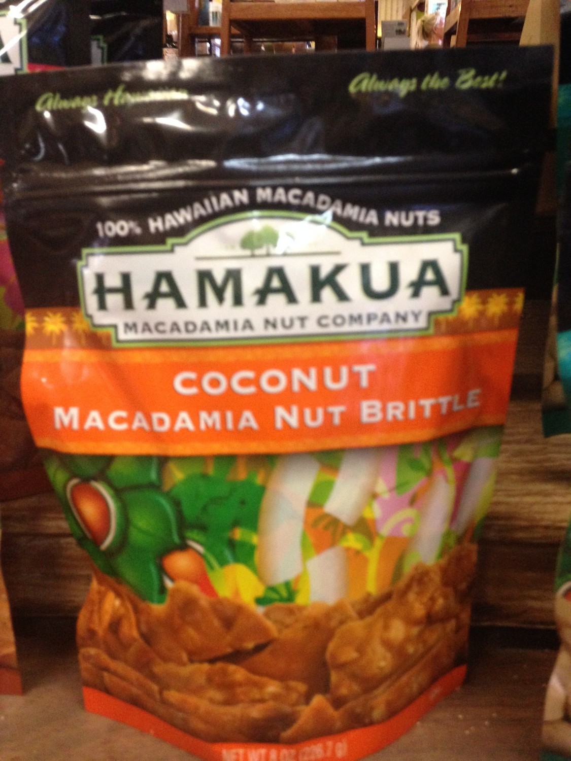 Hamakua Macadamia Nut Company Coconut Macadamia Nut Brittle 8 oz bag