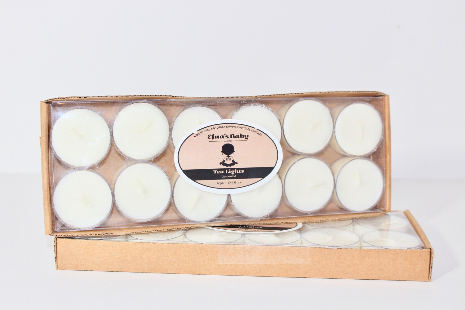 Unscented 12 Pack Soy Tealights