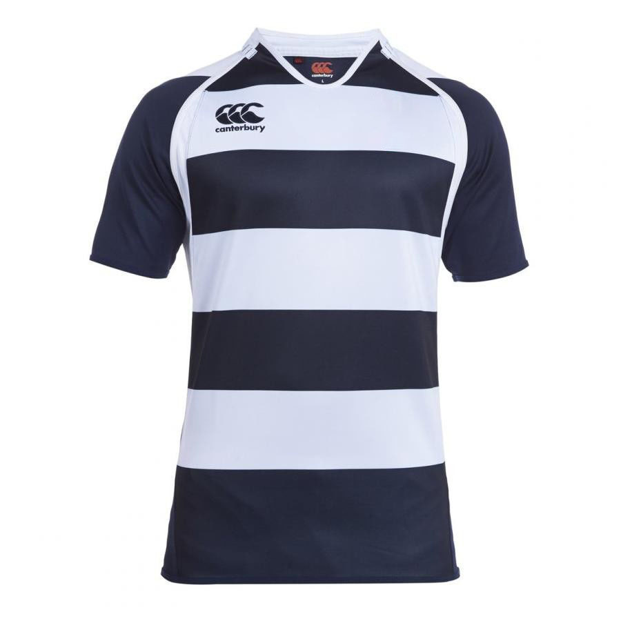 Canterbury Hooped Rugby Jersey (Senior Sizes)
