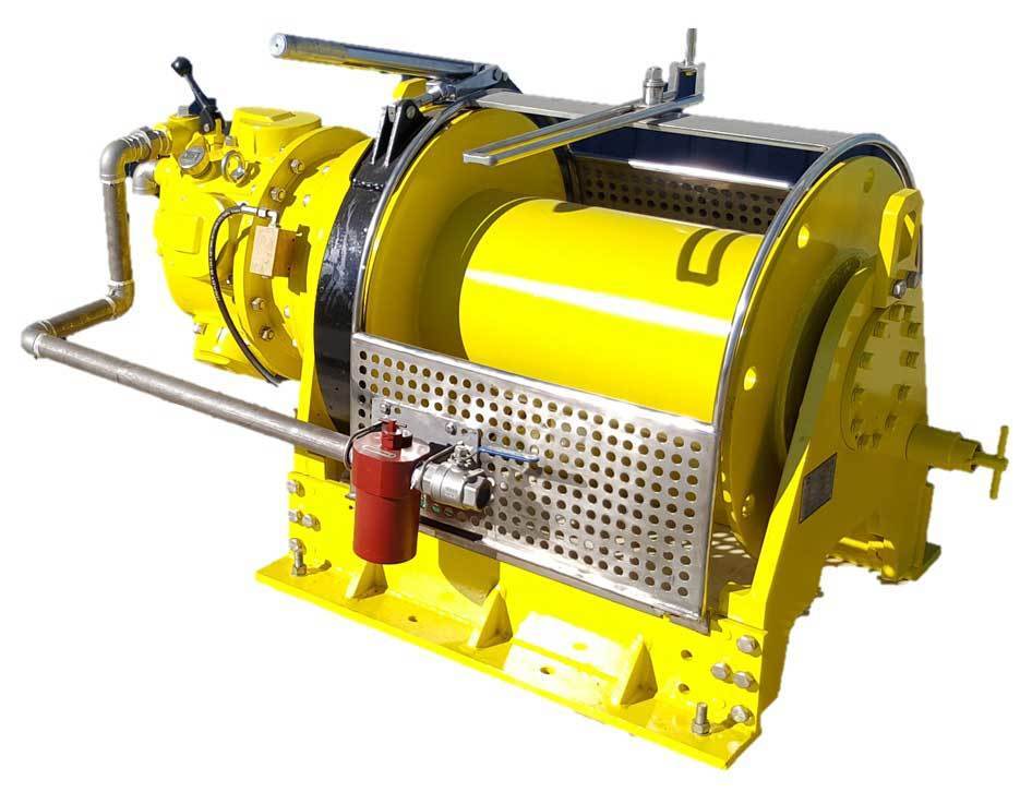5T Air Winch with automatic disk brake