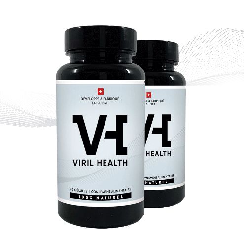 🌿 Viril Health – Abonnement Vitalité  –  2x90 gélules/mois