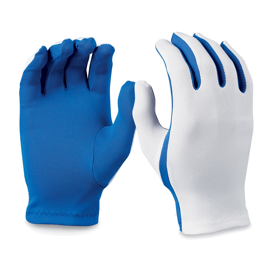 Royal Blue/white Gloves