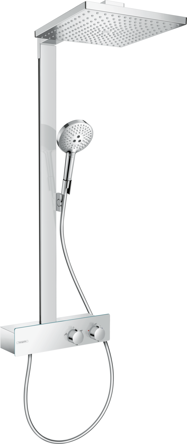 Colonne de douche Showerpipe Hansgrohe Raindance E 300 1 jet EcoSmart