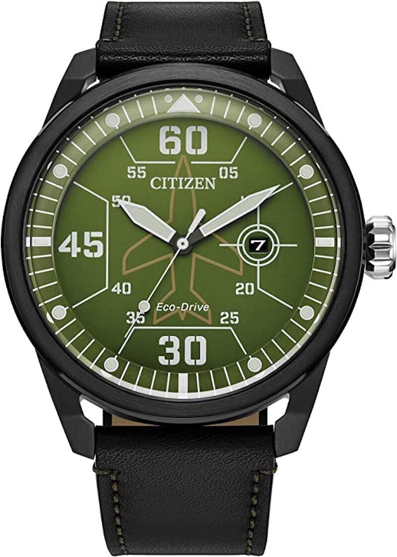 Citizen Men's watch analogue nylon quartz AW1365-19P, beige