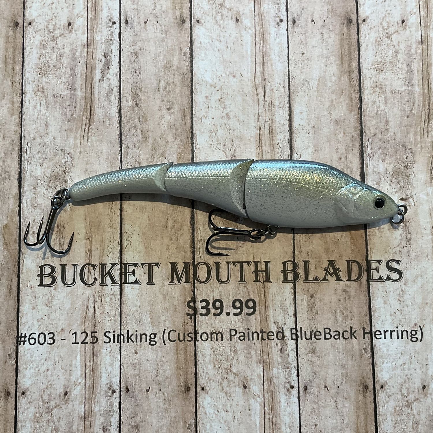 Custom Painted Blueback Herring